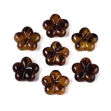 perles acryliques opaques &agrave; motif l&eacute;opard(OACR-N162-19A)-1