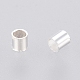 1700pcs 1.5mm Brass Tube Crimp End Beads(X-E001-S)-2