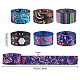 12 Yards 6 Patterns Ethnic Style Double-Sided Polyester Ribbon(OCOR-FH0001-16)-2