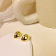 Teardrop Alloy Stud Earrings(WG64463-34)-1