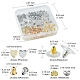 142Pcs 8 Style Brass & Silicone Earring Nuts(KK-YW0001-43)-4