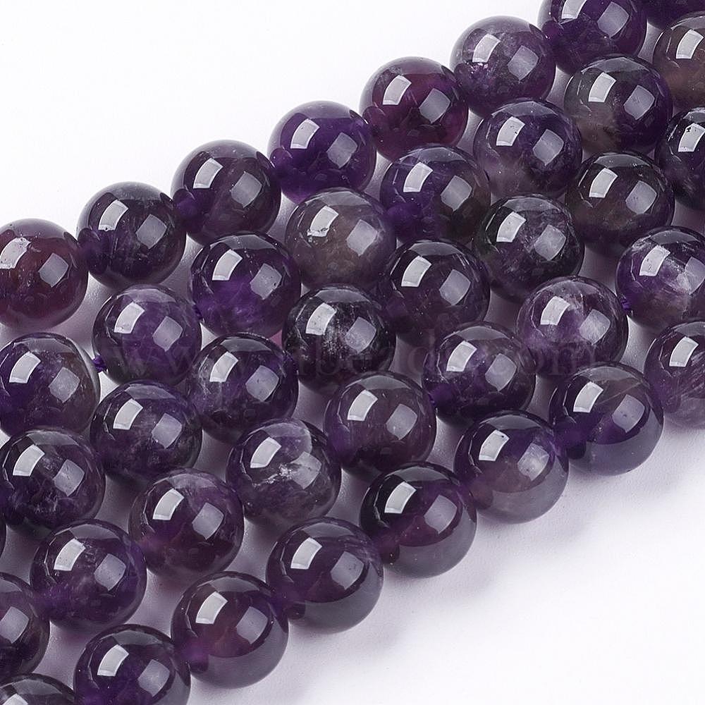 Purple store gemstone beads