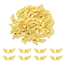 50Pcs Alloy Beads, Heart Wing, Lead Free & Cadmium Free
, Golden, 22x9x3mm, Hole: 1mm(FIND-FS0002-47)