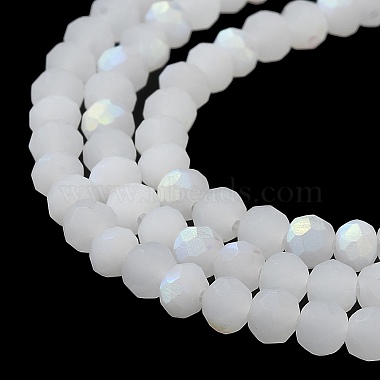 imitation jade perles de verre brins(EGLA-A034-J4mm-MB05)-5