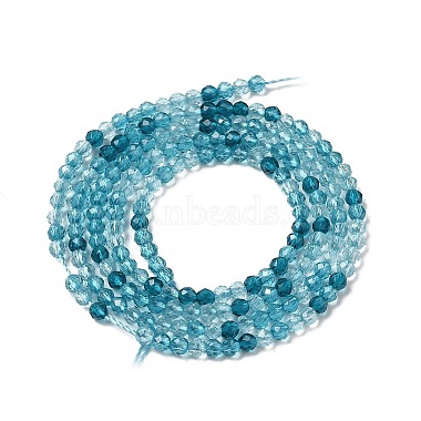 Transparent Glass Beads Strands(GLAA-H027-01E)-3