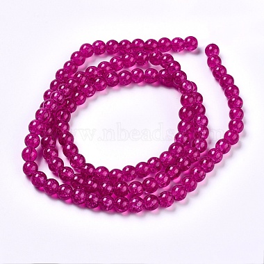 Crackle Glass Beads Strands(CCG-Q001-8mm-A05)-2