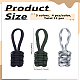 12Pcs 3 Styles Nylon & Polyester Braided Replacement Zipper Puller Tabs(FIND-LP0007-33)-2