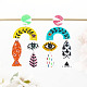 boucles d'oreilles en acrylique dangle(FS-WGB75AC-01)-3
