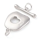 925 Sterling Silver Toggle Clasps(STER-U005-08P)-2