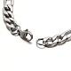 Boy's 304 Stainless Steel Mother-Son Figaro Chain Bracelets(BJEW-E233-04P)-2