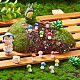 AHADEMAKER 160Pcs 8 Colors Mini Resin Mushroom Figurines(DJEW-GA0001-34)-4