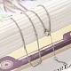 Anti-Tarnish 304 Stainless Steel Satellite Chain Necklaces for Women(NJEW-K255-14P)-2