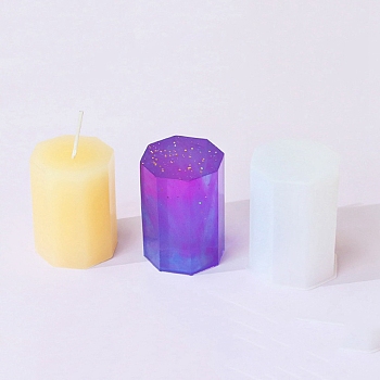 DIY Silicone Candle Molds, For Candle Making, White, 5.5x5.3x7.1cm
