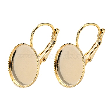Real 14K Gold Plated Brass Leverback Earring Findings