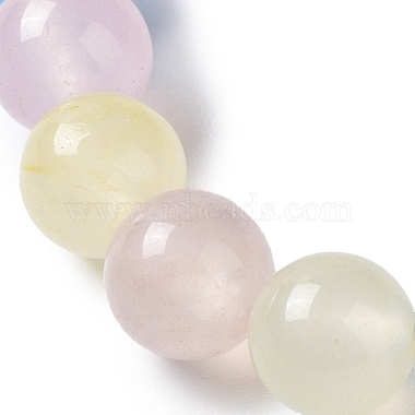 Perles de jade naturelles teintes(BJEW-G633-B-21)-4