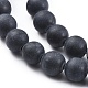 Chapelets de perles en obsidienne noire naturelle(G-F662-01-8mm)-3