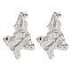 304 Stainless Steel Ear Studs(EJEW-P270-04P)-1