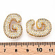 Brass Micro Pave Cubic Zirconia Pendants(KK-N254-06G-G)-3