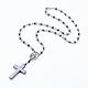 Non-magnetic Synthetic Hematite Pendant Necklaces(NJEW-JN01985)-1