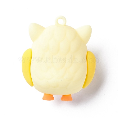 PVC Cartoon Owl Doll Pendants(KY-C008-04F)-2