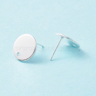 Accessoires de puces d'oreilles en 201 acier inoxydable(X-STAS-P308-09B-S)-3
