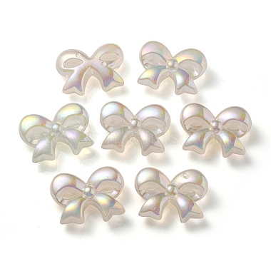 PapayaWhip Bowknot Acrylic Beads