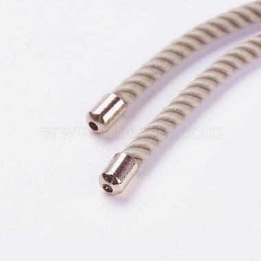 Création de bracelets à cordon torsadé en nylon(MAK-F018-06RG-RS)-3