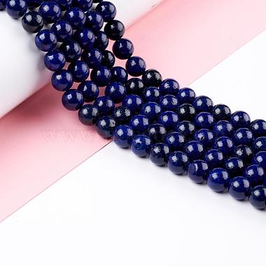 Natural Lapis Lazuli Round Beads Strands(G-I181-10-6mm)-6