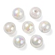 UVメッキレインボー虹色アクリルビーズ(OACR-F004-04D)-2