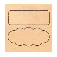 Wood Cutting Dies, with Steel, for DIY Scrapbooking/Photo Album, Decorative Embossing DIY Paper Card, Geometric Pattern, 10x10x2.4cm(DIY-WH0169-37)