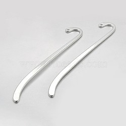Tibetan Style Alloy Bookmarks, Silver Color Plated, Cadmium Free & Lead Free, 85x13.5mm, Hole: 1.5mm(K0975021)