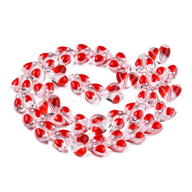 Brins de perles acryliques transparentes(ACRC-T011-05)-3