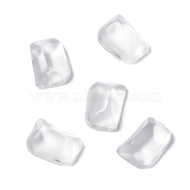 Clear Rectangle Glass Cabochons