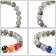 Yoga Chakra Jewelry Stretch Bracelets(BJEW-G554-02)-4