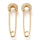 Brass Micro Pave Clear Cubic Zirconia Safety Pins(ZIRC-SZ0004-33)-1
