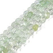 Watermelon Stone Glass Beads Strands, Twist, 7.5x5.5x5.5mm, Hole: 1mm, about 51pcs/strand, 15.75''(40cm)(G-K362-F01-01)