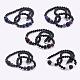 Natural Gemstone Beaded Necklaces & Stretch Bracelets Jewelry Sets(SJEW-JS00918)-1