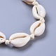 Colliers de perles coquille cauris(NJEW-JN02397-01)-2