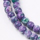 Synthetic Ocean White Jade Beads Strands(G-L019-6mm-M)-3