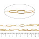 Rack Plating Oval Brass Curb Chains(CHC-A010-01G-02)-2