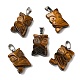 Natural Tiger Eye Pendants(G-B127-09P-10)-2