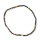 2mm Natural Tiger Eye Faceted Round Beaded Stretch Bracelets for Women(BJEW-JB10843-04)-1