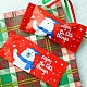 Рождественская тема пластиковые термосвариваемые пакеты для упаковки конфет(BAKE-PW0007-170B)-1