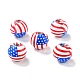 Independence Day Natural Wood Beads(WOOD-K006-B01)-1