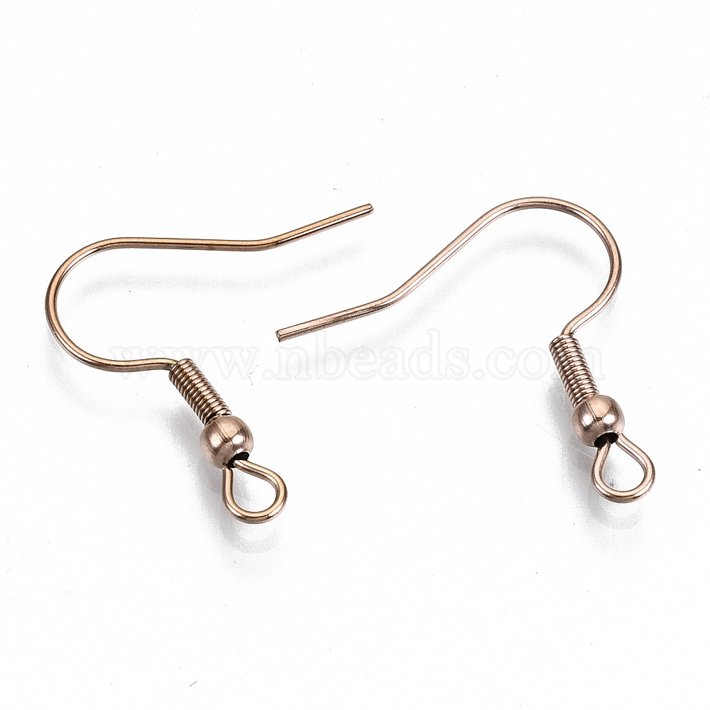 Earring Findings, French Earwire Hook with Loop & Ball 22mm / 20