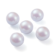 POM Plastic Beads, Imitation Pearl, Center Drilled, Round, Light Steel Blue, 11.5~12mm, Hole: 1.2mm(KY-C012-01D-02)