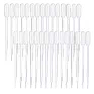 Disposable Plastic Transfer Pipettes, Essential Oils Pipettes Teardrop, White, 145x11.5mm, Capacity: 1ml(0.03 fl. oz)(MRMJ-WH0028-01-1ml)