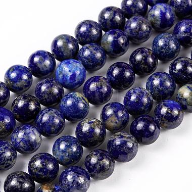Lapis lazuli naturelles perles rondes brins(X-G-I181-09-10mm)-2