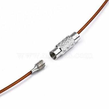 Stainless Steel Wire Necklace Cord DIY Jewelry Making(TWIR-R003-07)-2