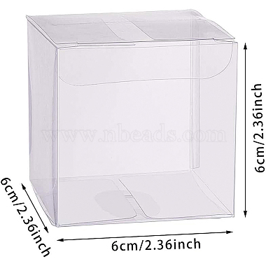 Transparent Plastic PET Box Gift Packaging(CON-WH0052-6x6cm)-2